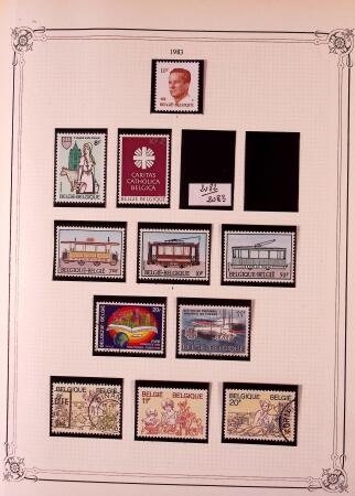 Collection timbres neuf et obl. de Belgique +qq lettres