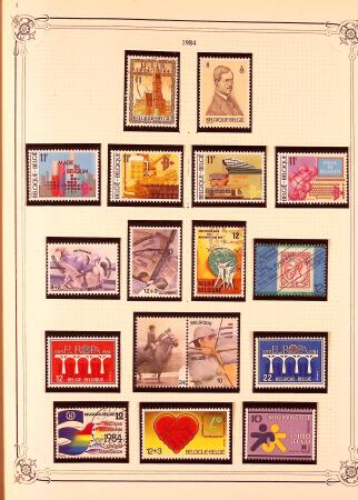 Collection timbres neuf et obl. de Belgique +qq lettres