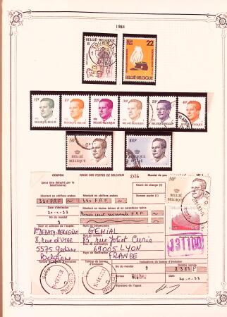 Collection timbres neuf et obl. de Belgique +qq lettres