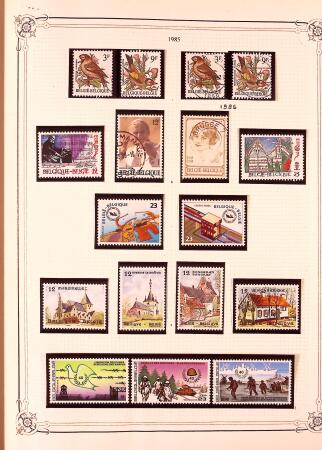 Collection timbres neuf et obl. de Belgique +qq lettres