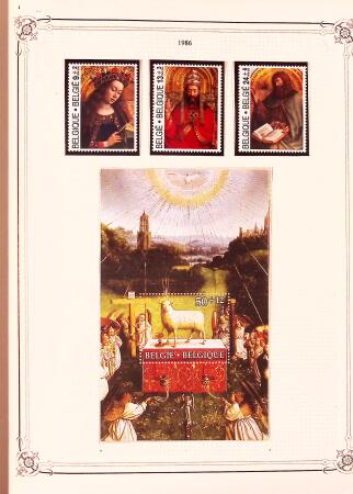 Collection timbres neuf et obl. de Belgique +qq lettres