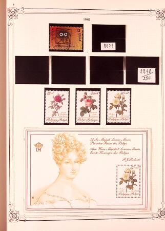 Collection timbres neuf et obl. de Belgique +qq lettres