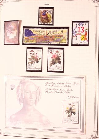 Collection timbres neuf et obl. de Belgique +qq lettres