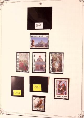Collection timbres neuf et obl. de Belgique +qq lettres