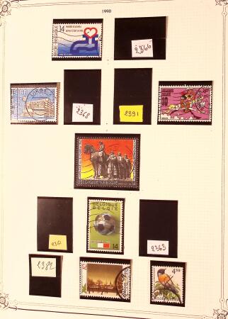 Collection timbres neuf et obl. de Belgique +qq lettres