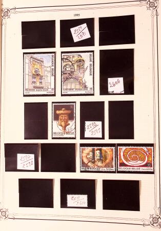 Collection timbres neuf et obl. de Belgique +qq lettres