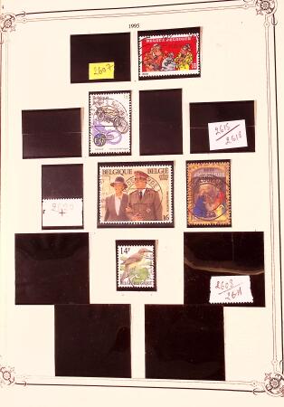 Collection timbres neuf et obl. de Belgique +qq lettres
