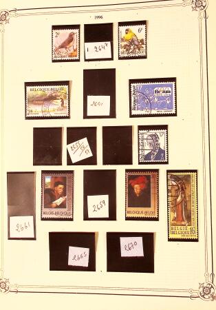 Collection timbres neuf et obl. de Belgique +qq lettres