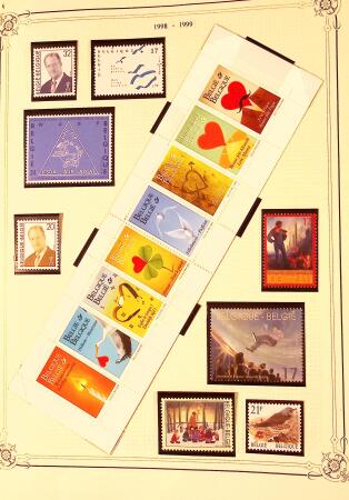 Collection timbres neuf et obl. de Belgique +qq lettres