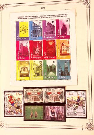Collection timbres neuf et obl. de Belgique +qq lettres