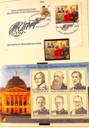 Collection timbres neuf et obl. de Belgique +qq lettres