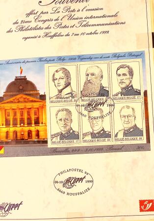 Collection timbres neuf et obl. de Belgique +qq lettres