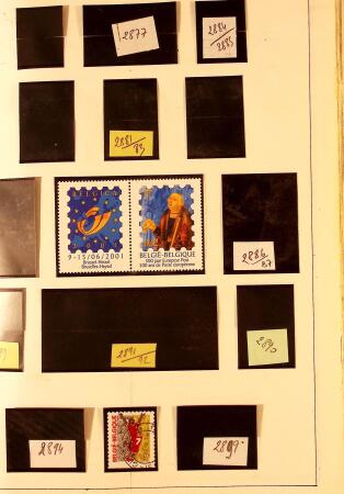 Collection timbres neuf et obl. de Belgique +qq lettres
