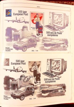 Collection timbres neuf et obl. de Belgique +qq lettres