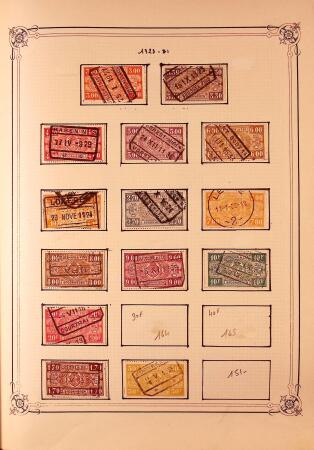 Collection timbres neuf et obl. de Belgique +qq lettres