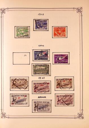 Collection timbres neuf et obl. de Belgique +qq lettres