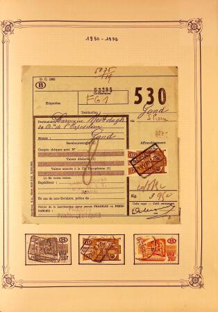 Collection timbres neuf et obl. de Belgique +qq lettres