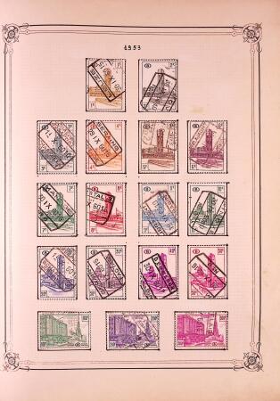Collection timbres neuf et obl. de Belgique +qq lettres