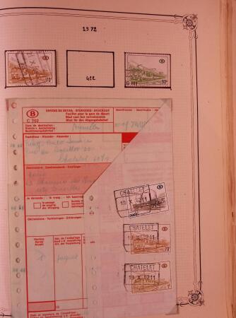 Collection timbres neuf et obl. de Belgique +qq lettres