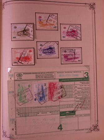 Collection timbres neuf et obl. de Belgique +qq lettres
