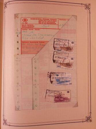 Collection timbres neuf et obl. de Belgique +qq lettres