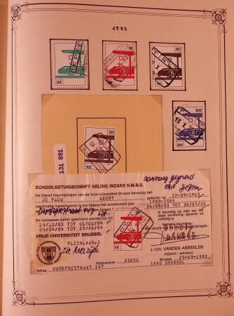 Collection timbres neuf et obl. de Belgique +qq lettres
