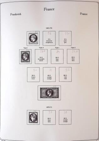 Collection timbres neuf de France en 3 albums