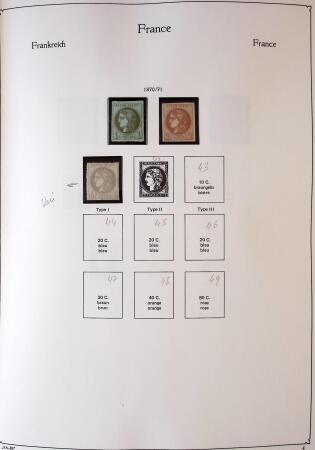 Collection timbres neuf de France en 3 albums