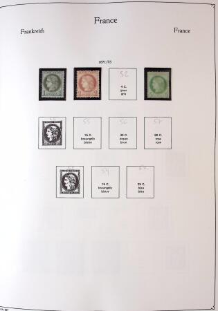 Collection timbres neuf de France en 3 albums