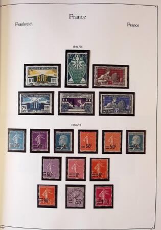 Collection timbres neuf de France en 3 albums