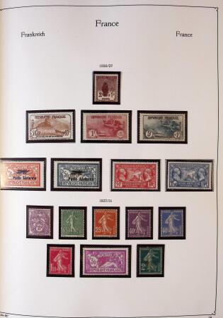 Collection timbres neuf de France en 3 albums