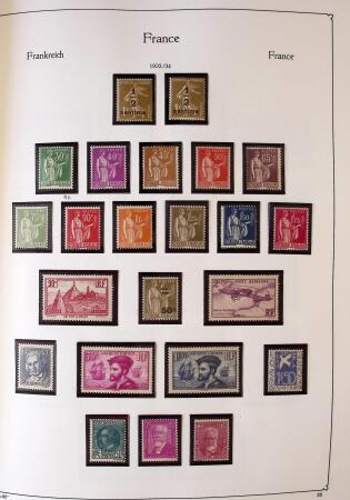 Collection timbres neuf de France en 3 albums
