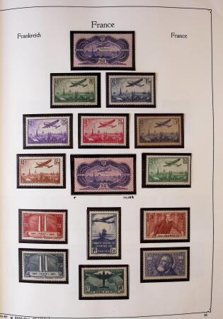 Collection timbres neuf de France en 3 albums