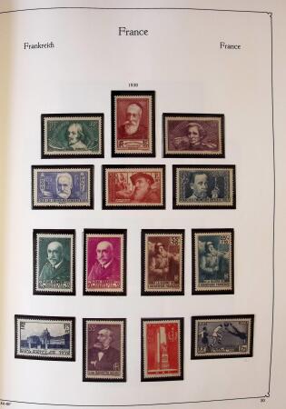 Collection timbres neuf de France en 3 albums