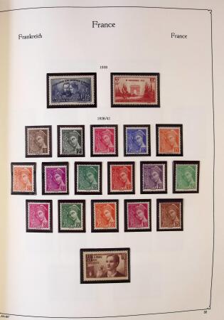 Collection timbres neuf de France en 3 albums