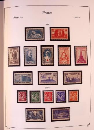 Collection timbres neuf de France en 3 albums
