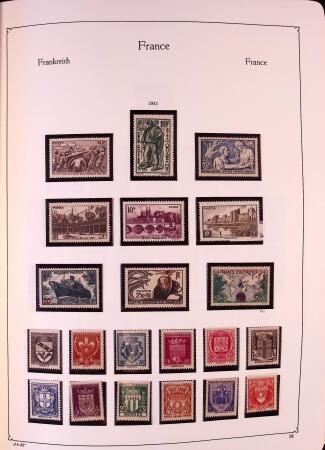 Collection timbres neuf de France en 3 albums