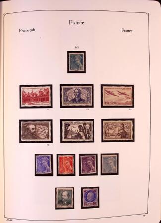 Collection timbres neuf de France en 3 albums