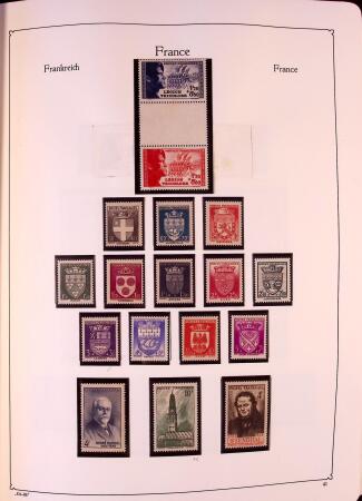 Collection timbres neuf de France en 3 albums
