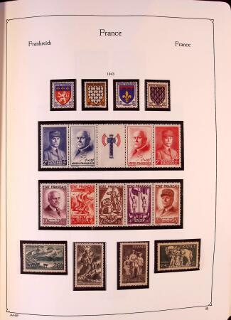 Collection timbres neuf de France en 3 albums