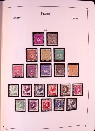 Collection timbres neuf de France en 3 albums