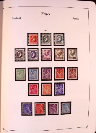 Collection timbres neuf de France en 3 albums