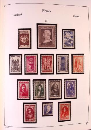 Collection timbres neuf de France en 3 albums