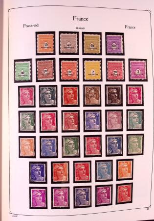 Collection timbres neuf de France en 3 albums
