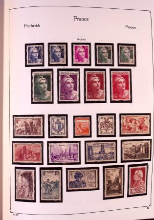 Collection timbres neuf de France en 3 albums