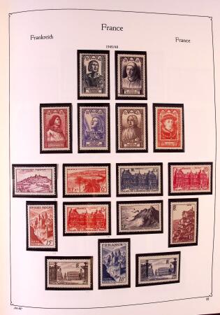 Collection timbres neuf de France en 3 albums