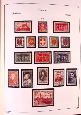 Collection timbres neuf de France en 3 albums