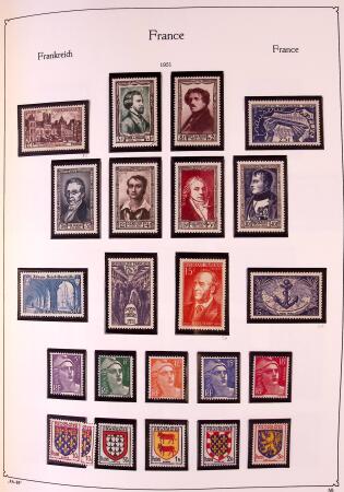 Collection timbres neuf de France en 3 albums