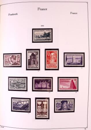 Collection timbres neuf de France en 3 albums