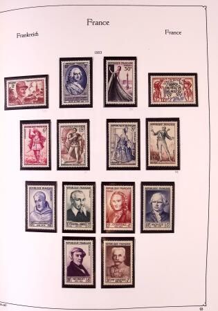Collection timbres neuf de France en 3 albums